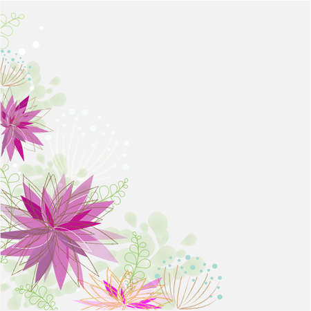 Abstract Flower Background.のイラスト素材