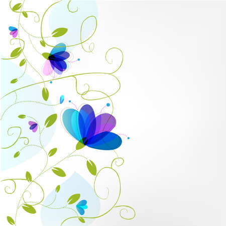 Abstract Flower Background.のイラスト素材