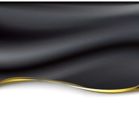 Black And Gold Background, Vector Illustrationのイラスト素材