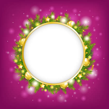 Christmas Or New Year Background, Vector Illustrationのイラスト素材