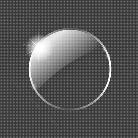Glass Ball With Star, Vector Illustrationのイラスト素材