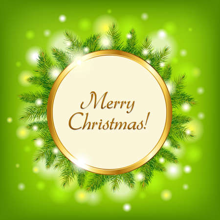 Merry Christmas, Vector Illustrationのイラスト素材