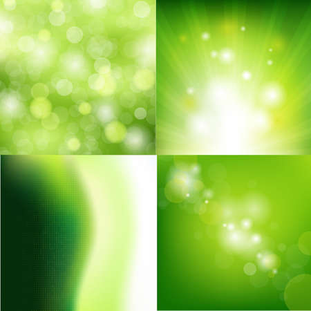 4 Nature Backgrounds, Vector Illustration
のイラスト素材