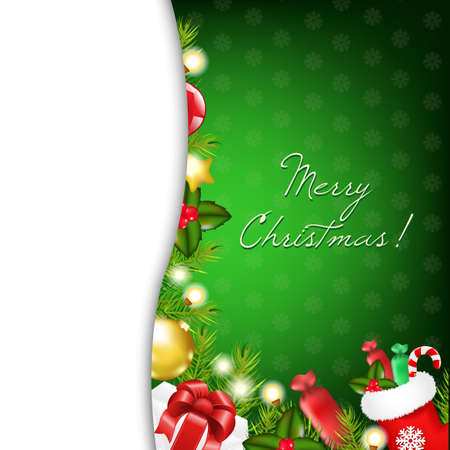 Christmas Classic Illustration, Vector Illustrationのイラスト素材