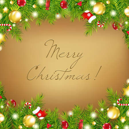 Christmas Old Illustration, Vector Illustrationのイラスト素材