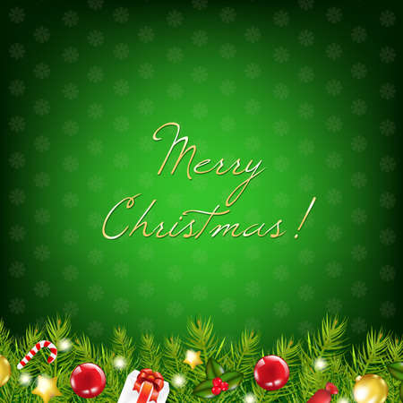 Green Christmas Card, Illustration
のイラスト素材