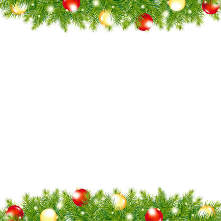Xmas And Happy New Year Border, Illustration


のイラスト素材