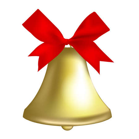 Christmas Bells, Isolated On White Background, Illustrationのイラスト素材