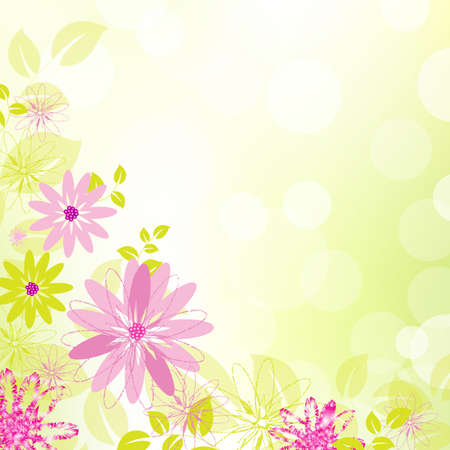 Abstract Flower Background With Leaf

のイラスト素材