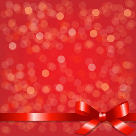 Red Backgrounds With Red Ribbon, Vector Backgroundのイラスト素材