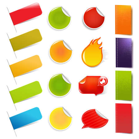 Big Sale Stickers And Labels, Isolated On White Backgroundのイラスト素材