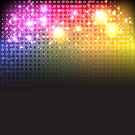 Bright Neon Lights Background, Isolated On Black Background, Vector Illustration
のイラスト素材