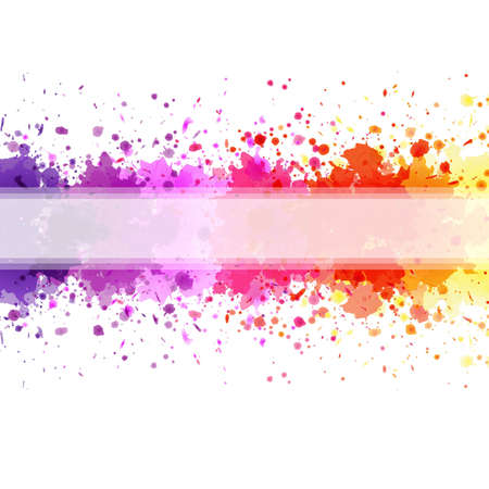 Color Blot Background, Vector Illustrationのイラスト素材