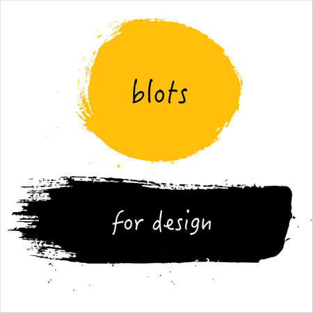 Blots For Design, Vector Illustrationのイラスト素材