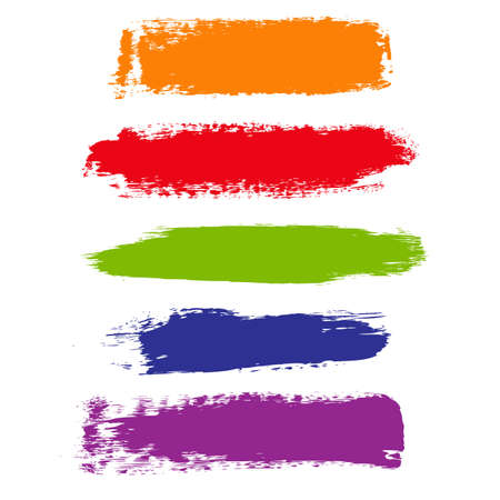 Color Blots Illustrationのイラスト素材