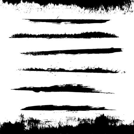 Black Blots Illustrationのイラスト素材