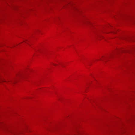 Red Crushed  Paper, With Gradient Mesh Illustrationのイラスト素材