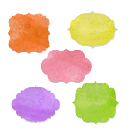 Label Set, Vector Illustrationのイラスト素材