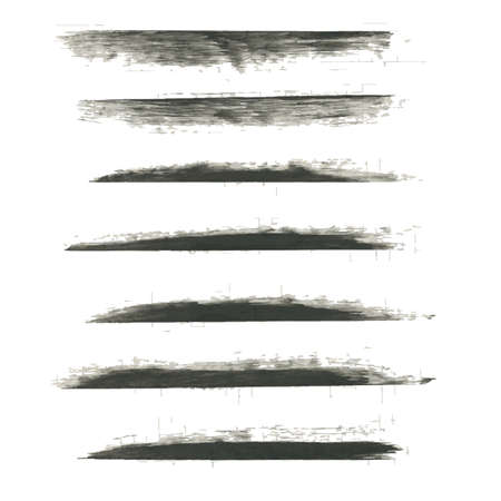 Blots Set, Vector Illustrationのイラスト素材