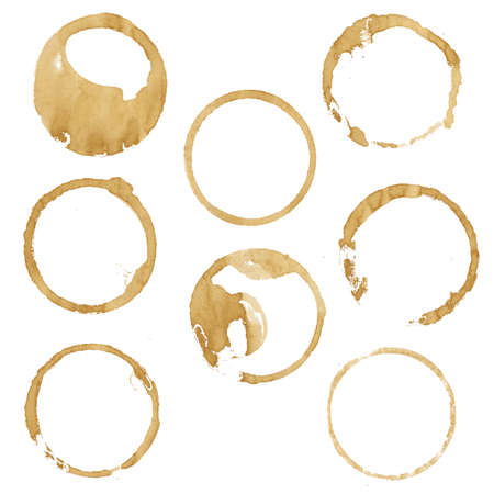 Coffee Blobs, Vector Illustrationのイラスト素材