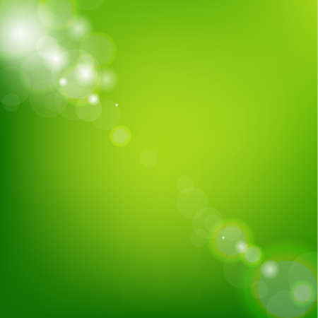Green Background With Gradient Mesh, Vector Illustrationのイラスト素材