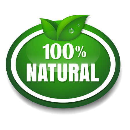 Nature Tag With Gradient Mesh, Vector Illustrationのイラスト素材