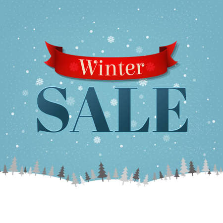 Vintage Sale Poster With Gradient Mesh, Vector Illustrationのイラスト素材