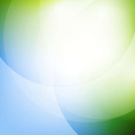 Eco Green Background With Line With Gradient Mesh, Vector Illustrationのイラスト素材