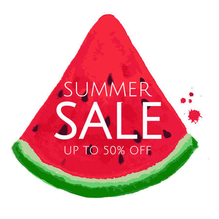 Summer sale banner vector illustrationのイラスト素材
