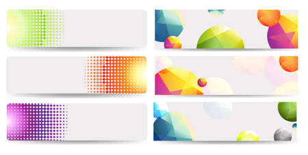 Banners set illustrationのイラスト素材