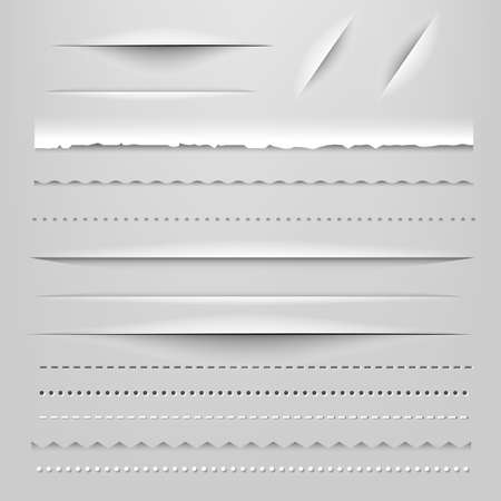 Dividers Gradient Mesh, Vector Illustrationのイラスト素材