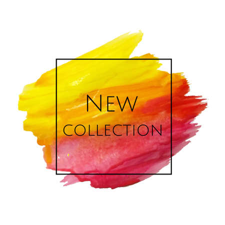 New Collection Banner With Gradient Mesh, Vector Illustrationのイラスト素材