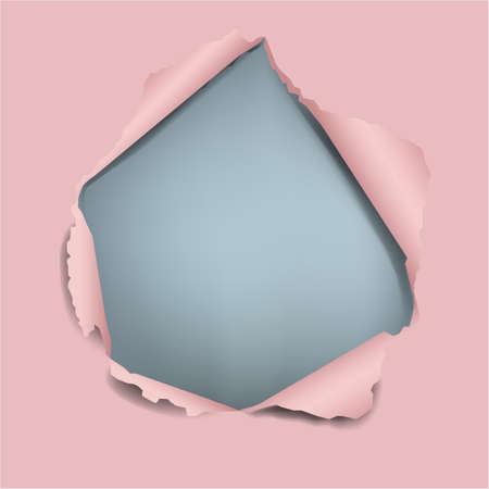 Torn Paper With Gradient Mesh, Vector Illustrationのイラスト素材