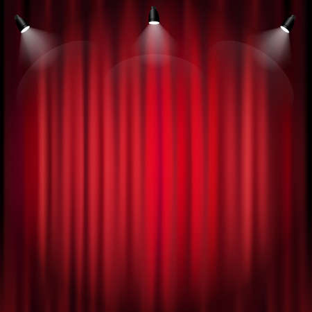 Cinema Gradient Mesh, Vector Illustrationのイラスト素材