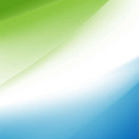 Blue And Green Background With Line With Gradient Mesh, Vector Illustrationのイラスト素材