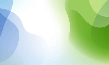 Green And Blue Abstract With Poster With Gradient Background, Vector Illustration.のイラスト素材