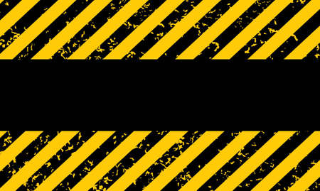 Black And Yellow With Texture Poster, Vector Illustrationのイラスト素材