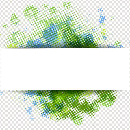 Bright Abstract Background And White Background With Gradient Mesh, Vector Illustrationのイラスト素材