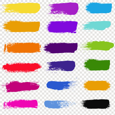 Blots For Design Isolated Transparent Background , Vector Illustrationのイラスト素材