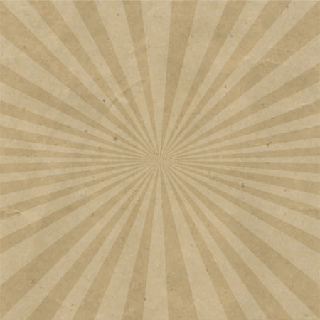 Retro Background With Rays Vintage Poster With Gradient Mesh, Vector Illustrationの写真素材