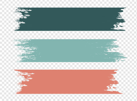 Paint Blots Isolated Transparent Background, Vector Illustrationのイラスト素材
