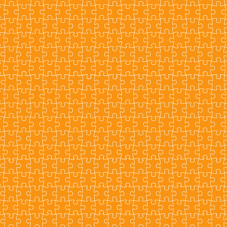 Orange Puzzle Texture Background Illustration, Vector Illustrationのイラスト素材
