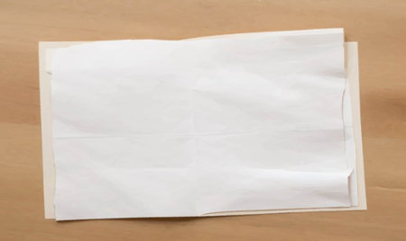 Vintage Retro paper Texture With White Sheet, Vector Illustrationのイラスト素材