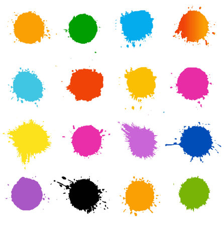 Blot Isolated And White Background, Vector Illustrationのイラスト素材