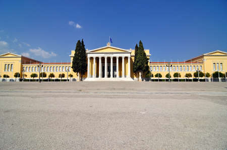 The Zappeion is a building in the National Gardens of Athens in the heart of Athens, Greece. It is generally used for meetings and ceremonies, both official and privateの写真素材