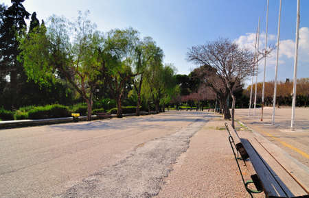 National Gardens of Athens in the heart of Athens, Greece. It is generally used for meetings and ceremonies, both official and privateの写真素材