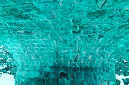 Old stone wallの写真素材