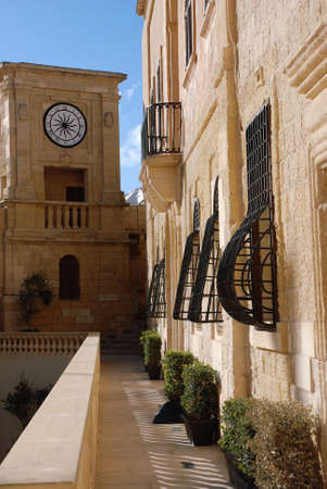 Clock Tower in Maltaの写真素材