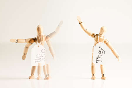 Gender identity conflictの写真素材