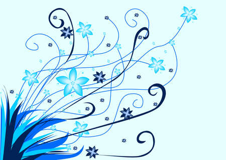 Floral backgroundのイラスト素材